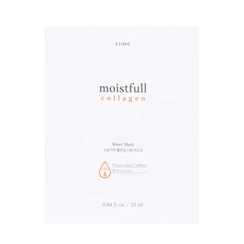 Зволожувальна тканинна маска для обличчя Etude House Moistfull Collagen Sheet Mask, 25 мл